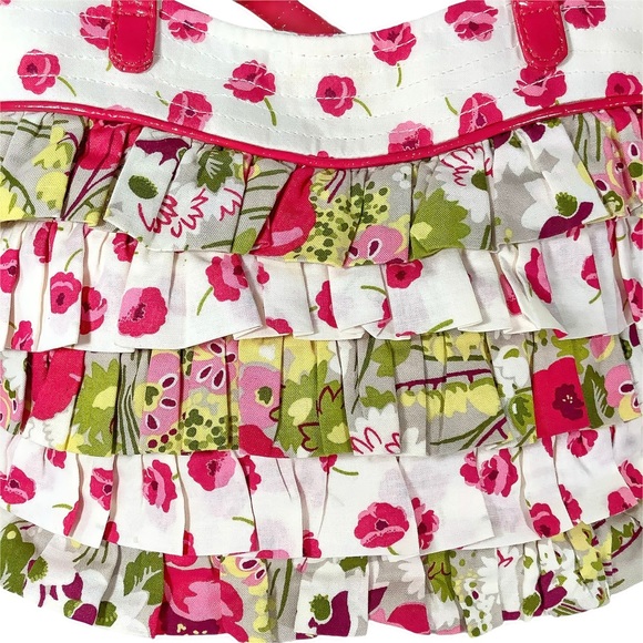 🌸🌺NWOT VERA BRADLEY Floral Ruffle Bag - Picture 6 of 8